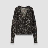 Multicolour Aisha Cashair Jacquard Cardigan - Joseph