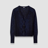 Blue Aisha Cashair Snake Knitwear - Joseph