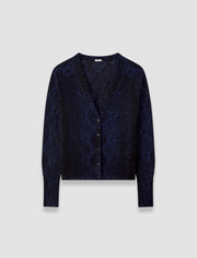Blue Aisha Cashair Snake Knitwear - Joseph