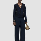 Blue Aisha Cashair Snake Knitwear - Joseph