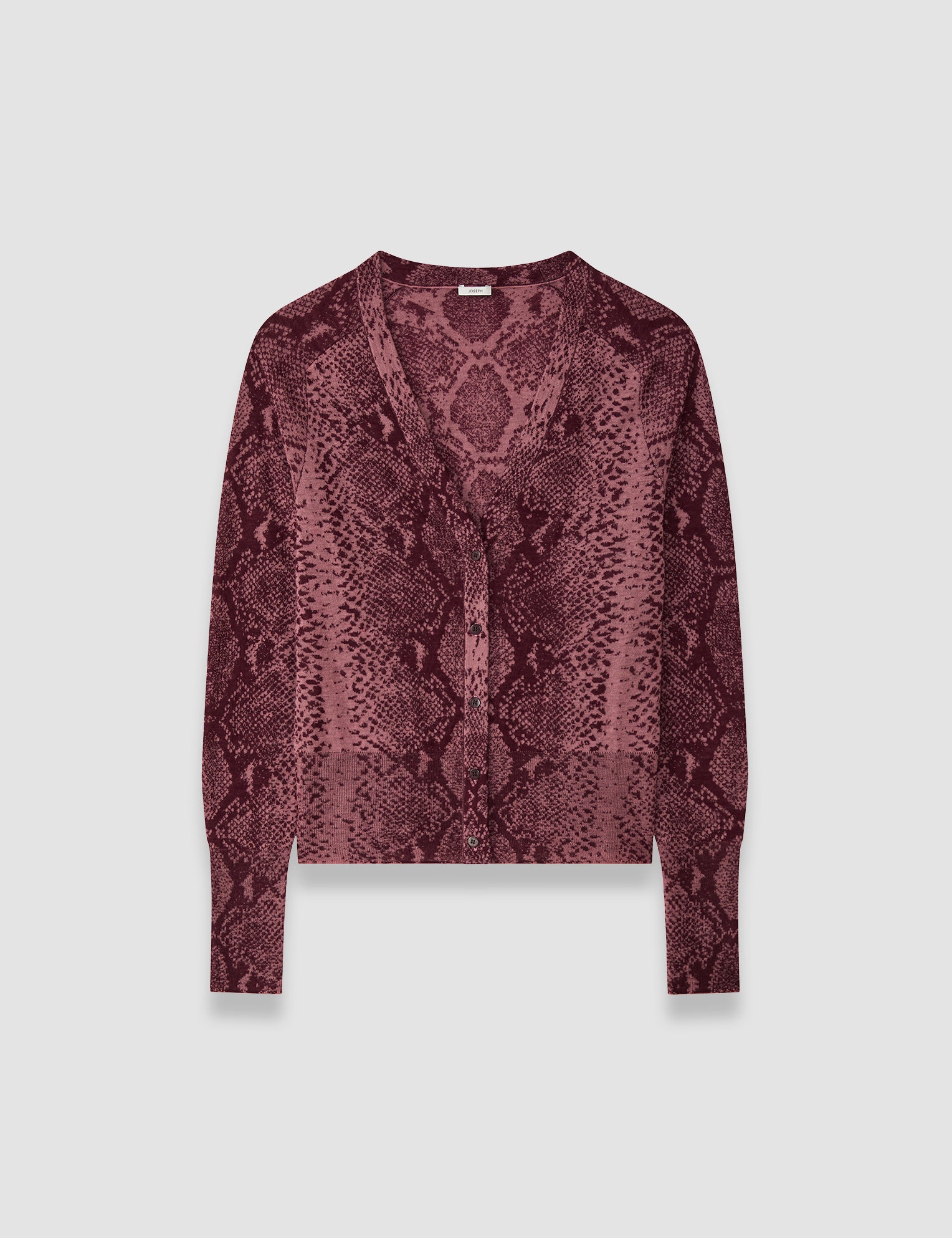 Purple Aisha Cashair Snake Knitwear - Joseph