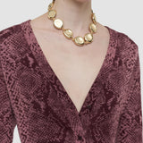 Aisha Cashair Snake Cardigan