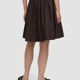 Brown Aissa Cotton Poplin Shorts - Joseph