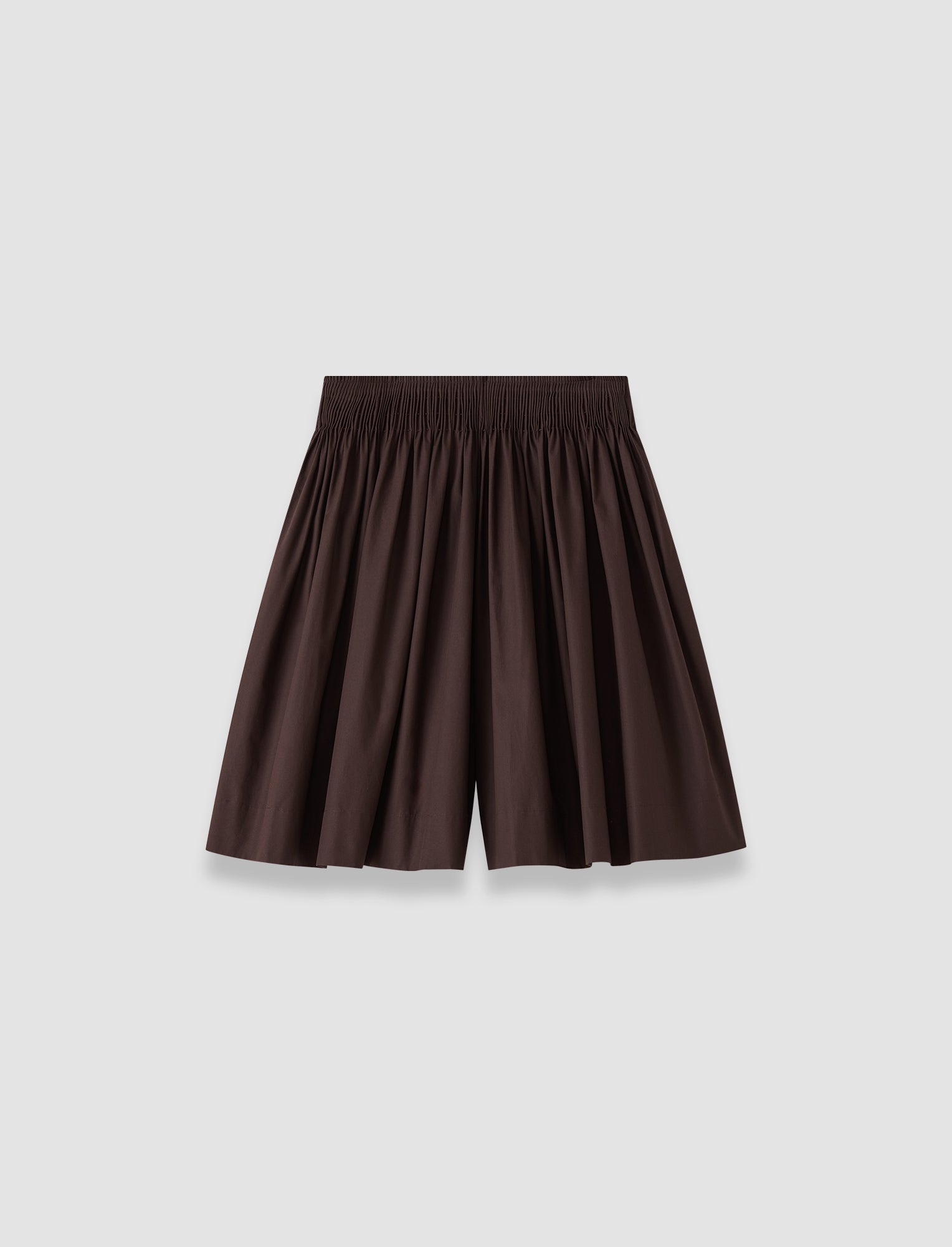 brown-aissa-cotton-poplin-shorts-JOSEPH