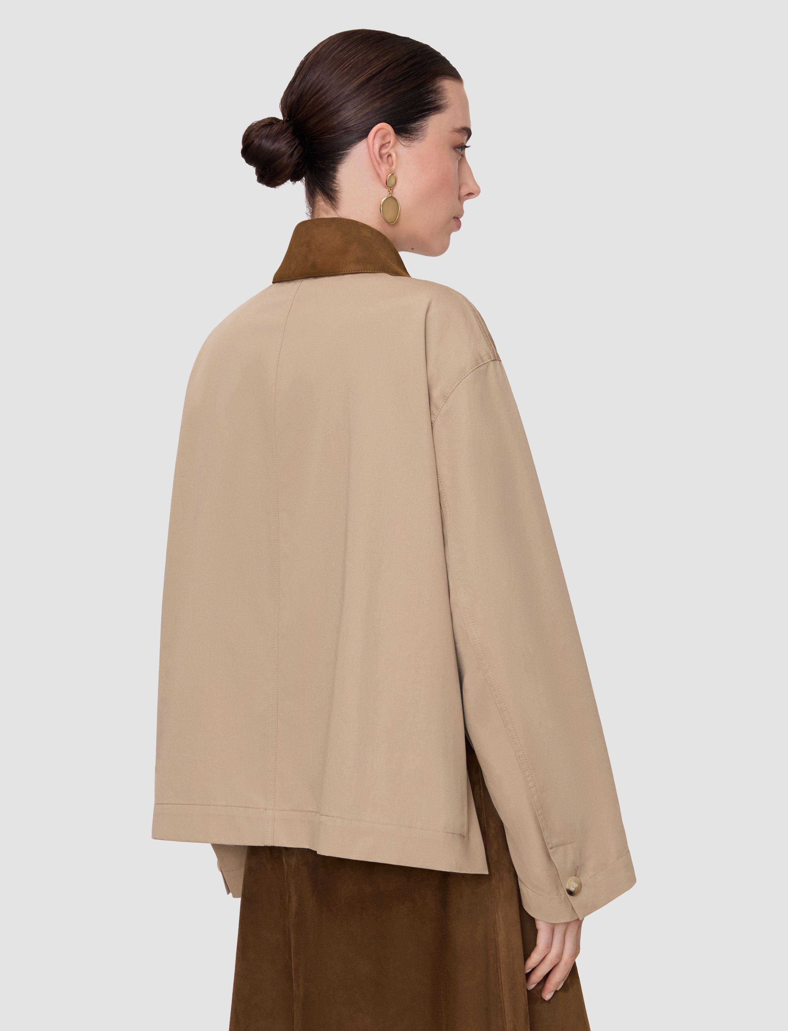 beige-aitna-cotton-jacket-JOSEPH