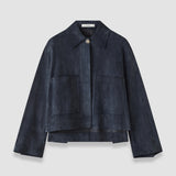 Blue Aitna Light Suede Jacket - Joseph