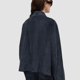Blue Aitna Light Suede Jacket - Joseph