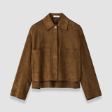 Brown Aitna Light Suede Jacket - Joseph