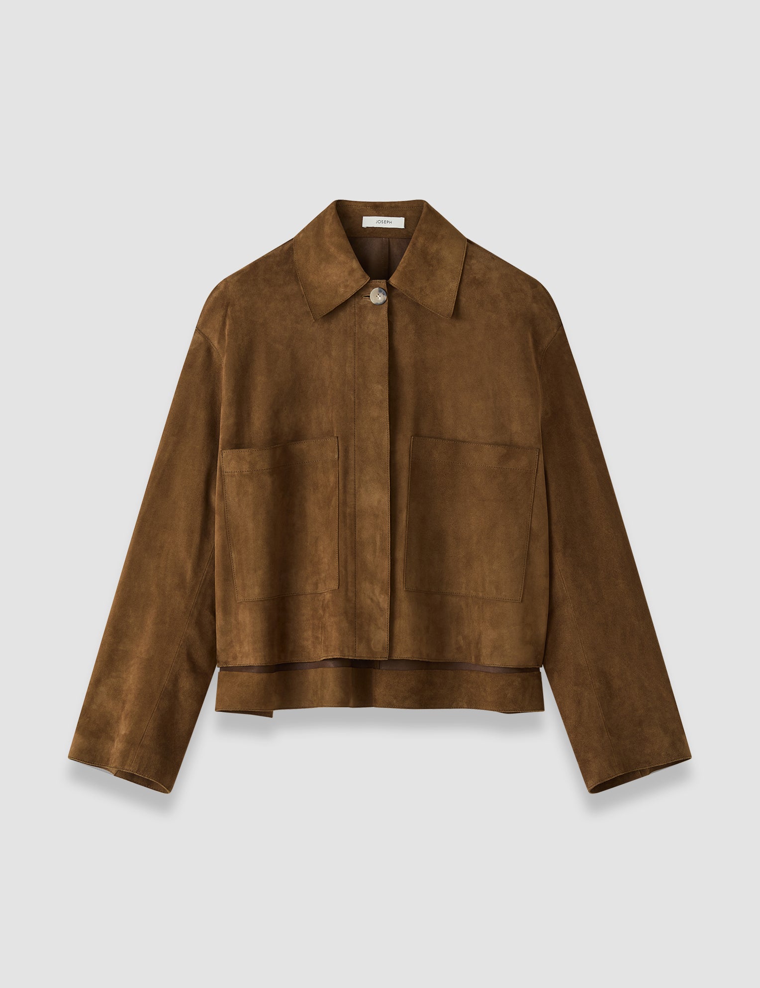 Brown Aitna Light Suede Jacket - Joseph