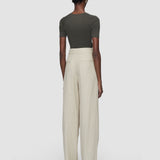 Beige Aix Light Linen Blend Trousers - Joseph