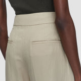 Beige Aix Light Linen Blend Trousers - Joseph