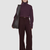 Alana Flannel Wool Trousers