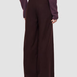 Alana Flannel Wool Trousers