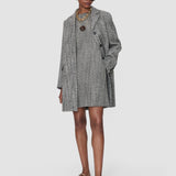 Grey Alessio Wool Twill Coat - Joseph