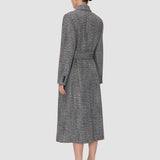Grey Alessio Wool Twill Coat - Joseph