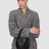 Grey Alessio Wool Twill Coat - Joseph