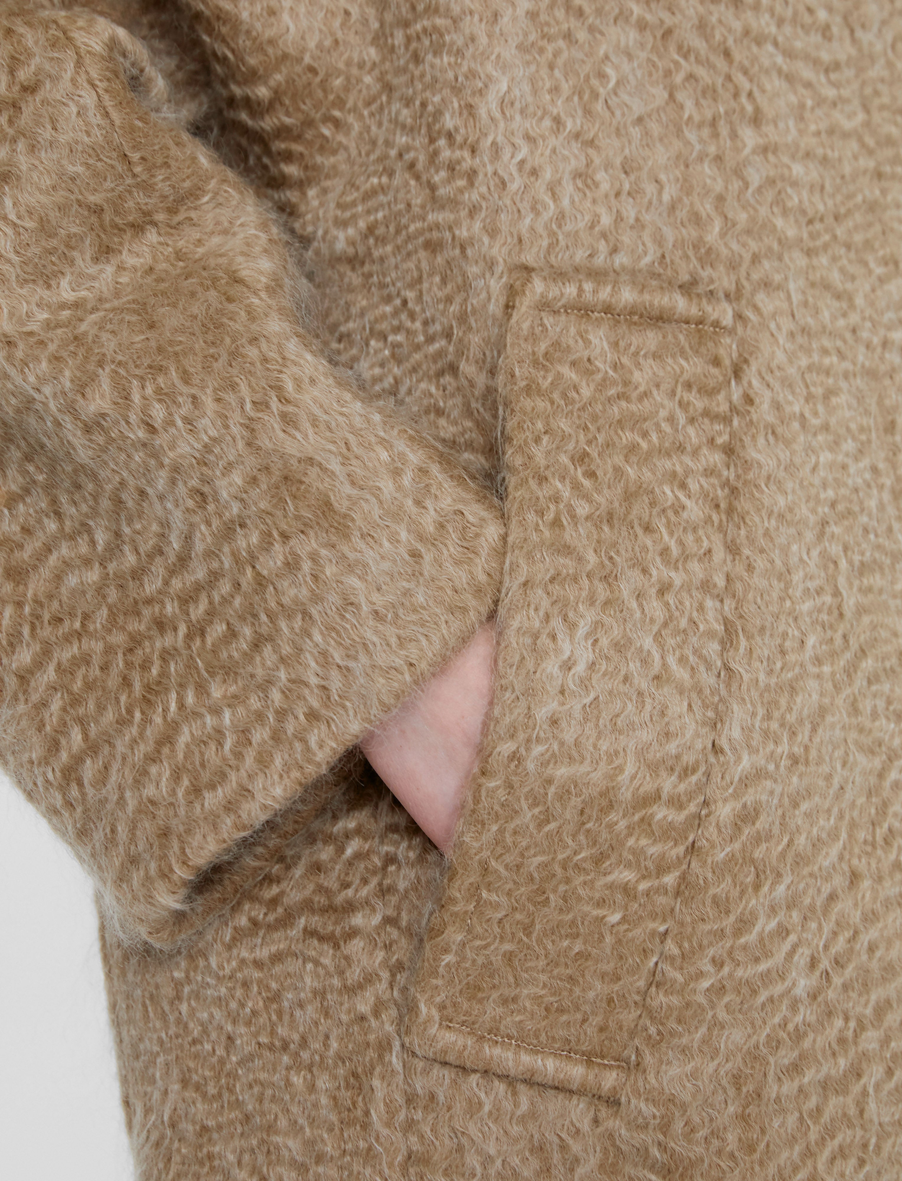 ベージュ-alger-water-weave-wool-コート-JOSEPH