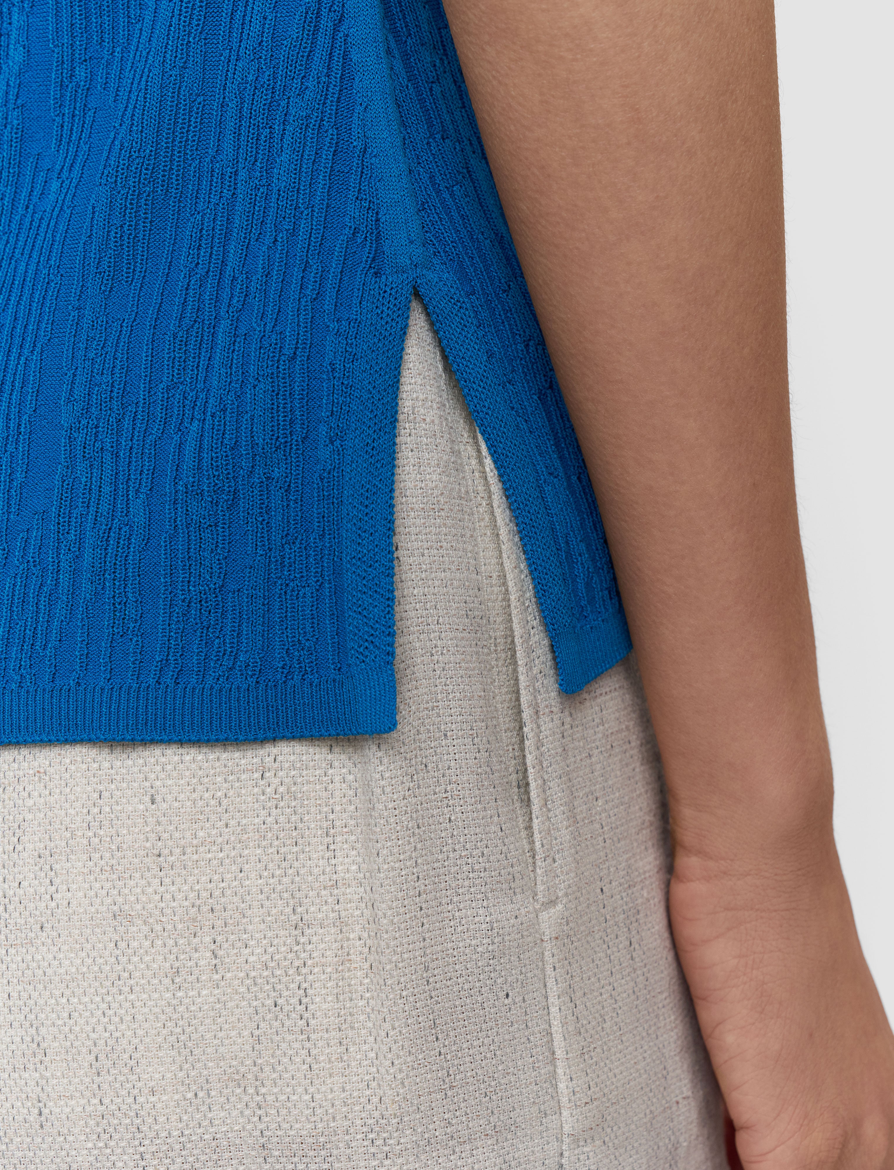 blue-aliane-crinkle-viscose-polo-top-JOSEPH