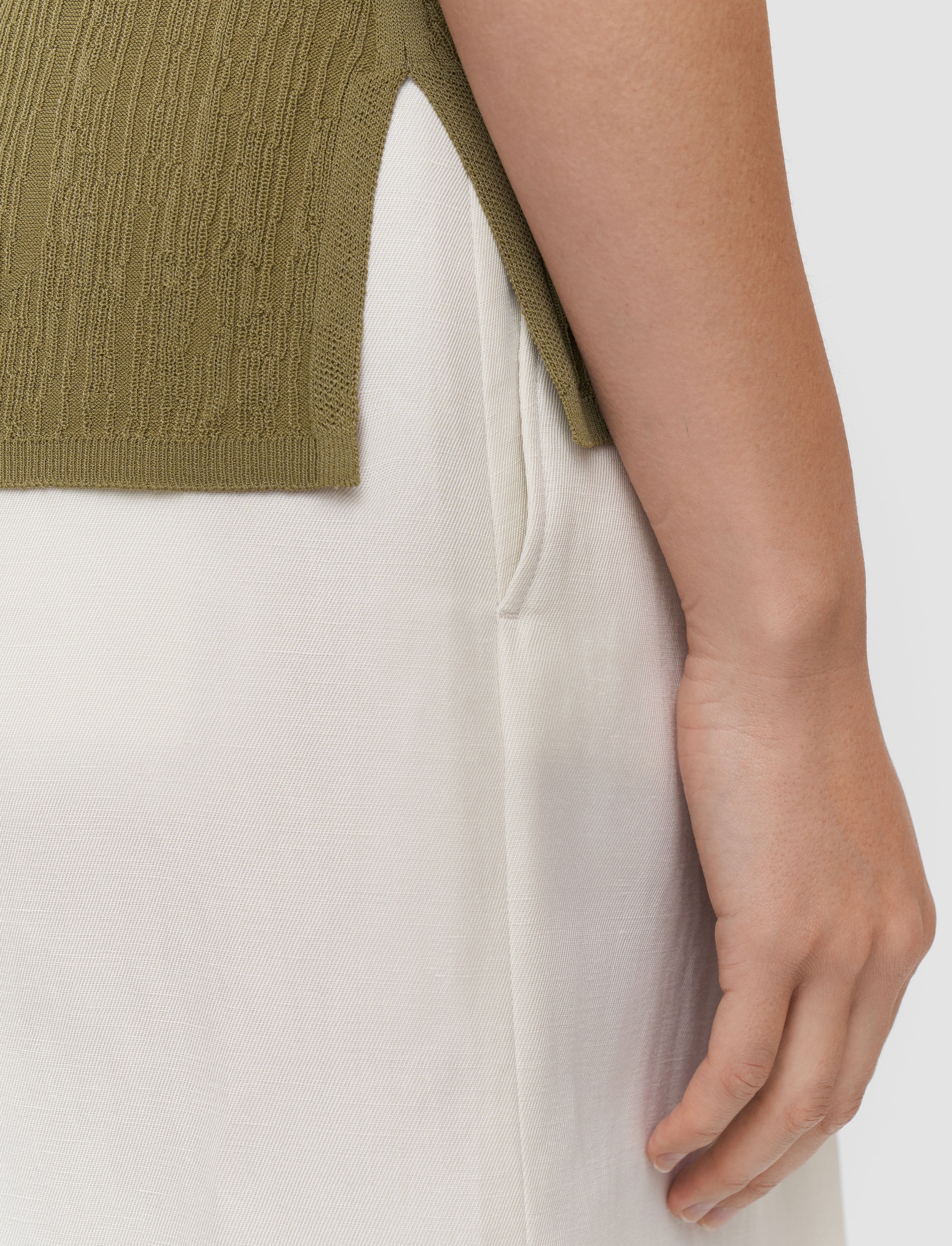 green-aliane-crinkle-viscose-polo-top-JOSEPH