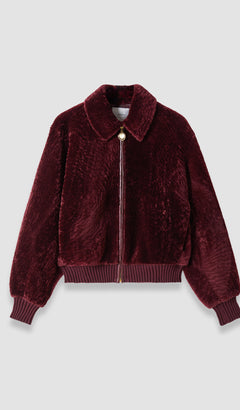 Red Alpes Short Hair Shearling Jacket - Joseph