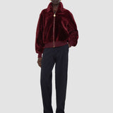 Red Alpes Short Hair Shearling Jacket - Joseph