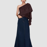 Blue Alport Indigo Denim Skirt - Joseph