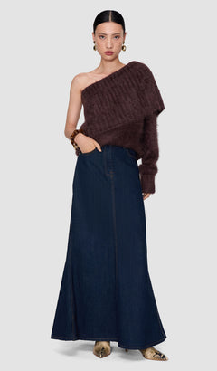 Blue Alport Indigo Denim Skirt - Joseph