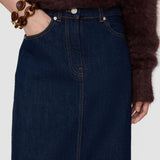 Blue Alport Indigo Denim Skirt - Joseph
