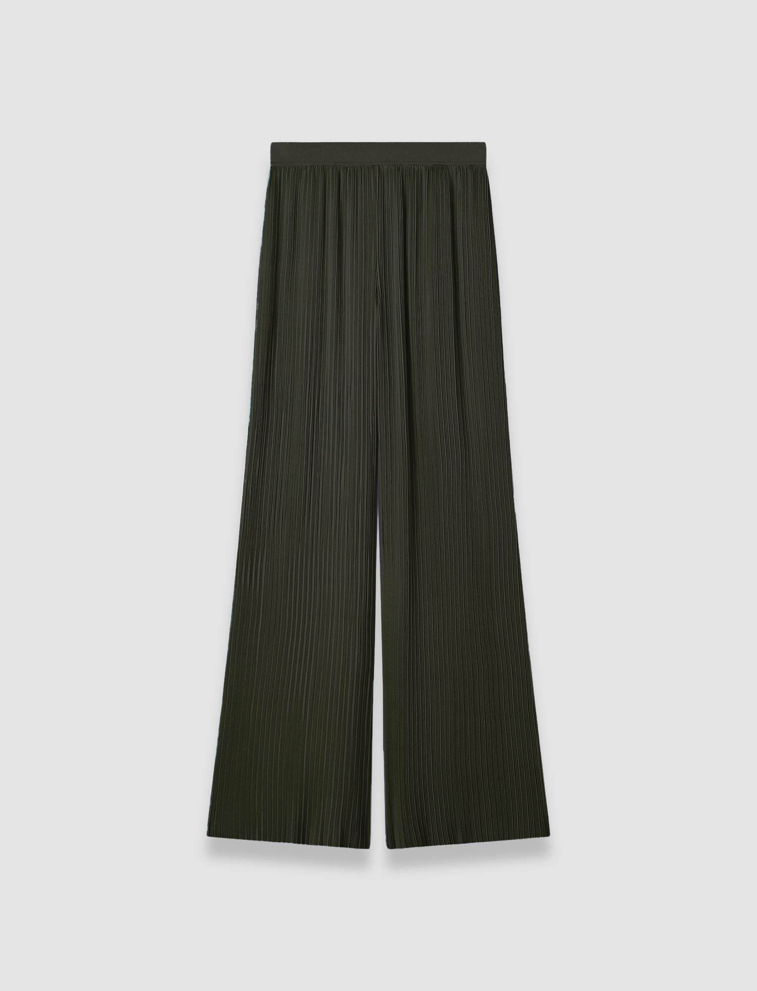 green-amber-pleated-satin-trousers-JOSEPH