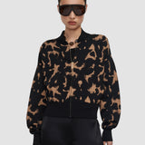 Brown Ambra Tortoise Knit Jacket - Joseph