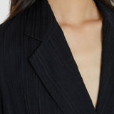 Amelot Pleat Jacquard Jacket