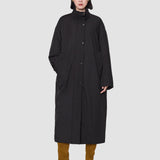 Black Amilea Padded Outerwear Coat - Joseph