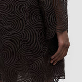 Brown Amira Corded Lace Crochet Dress - Joseph