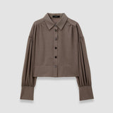 Anais Sheer Fine Wool Blouse