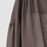 Anais Sheer Fine Wool Blouse