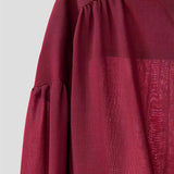 Anais Sheer Fine Wool Blouse