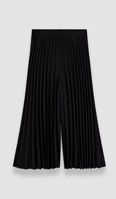 Black Anvers Airy Plissé Trousers - Joseph