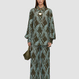 Multicolour Aouda Check Cotton Silk Knit Top - Joseph