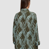 Multicolour Aouda Check Cotton Silk Knit Top - Joseph