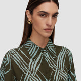 Multicolour Aouda Check Cotton Silk Knit Top - Joseph