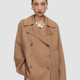 Beige Apollo Light Double Face Wool Jacket - Joseph