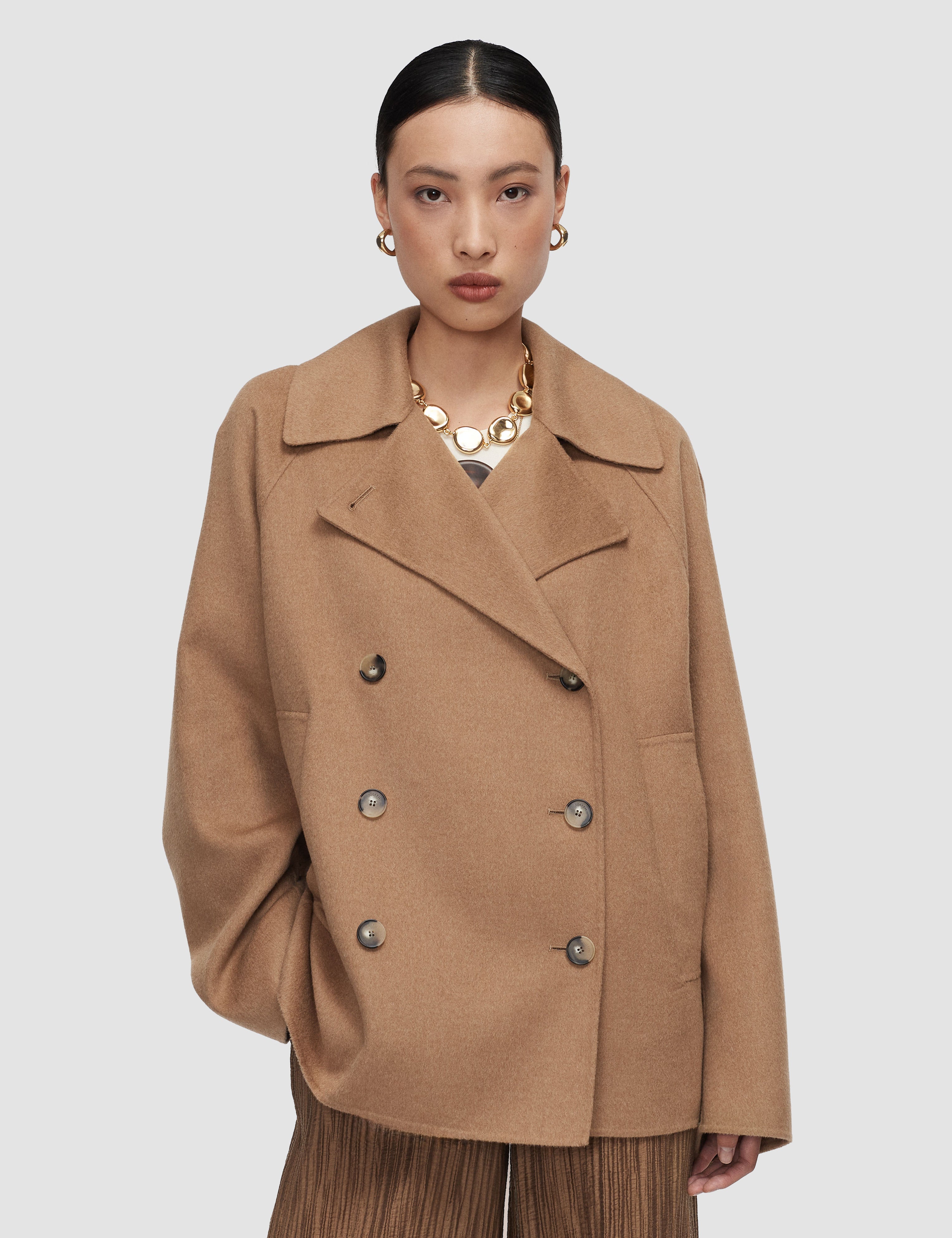 Beige Apollo Light Double Face Wool Jacket - Joseph
