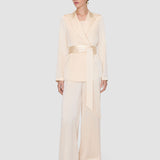 Beige Archer Silk Satin Jacket - Joseph
