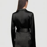 Archer Silk Satin Jacket