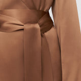 Brown Archer Silk Satin Jacket - Joseph