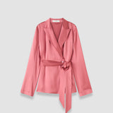 Pink Archer Silk Satin Jacket - Joseph