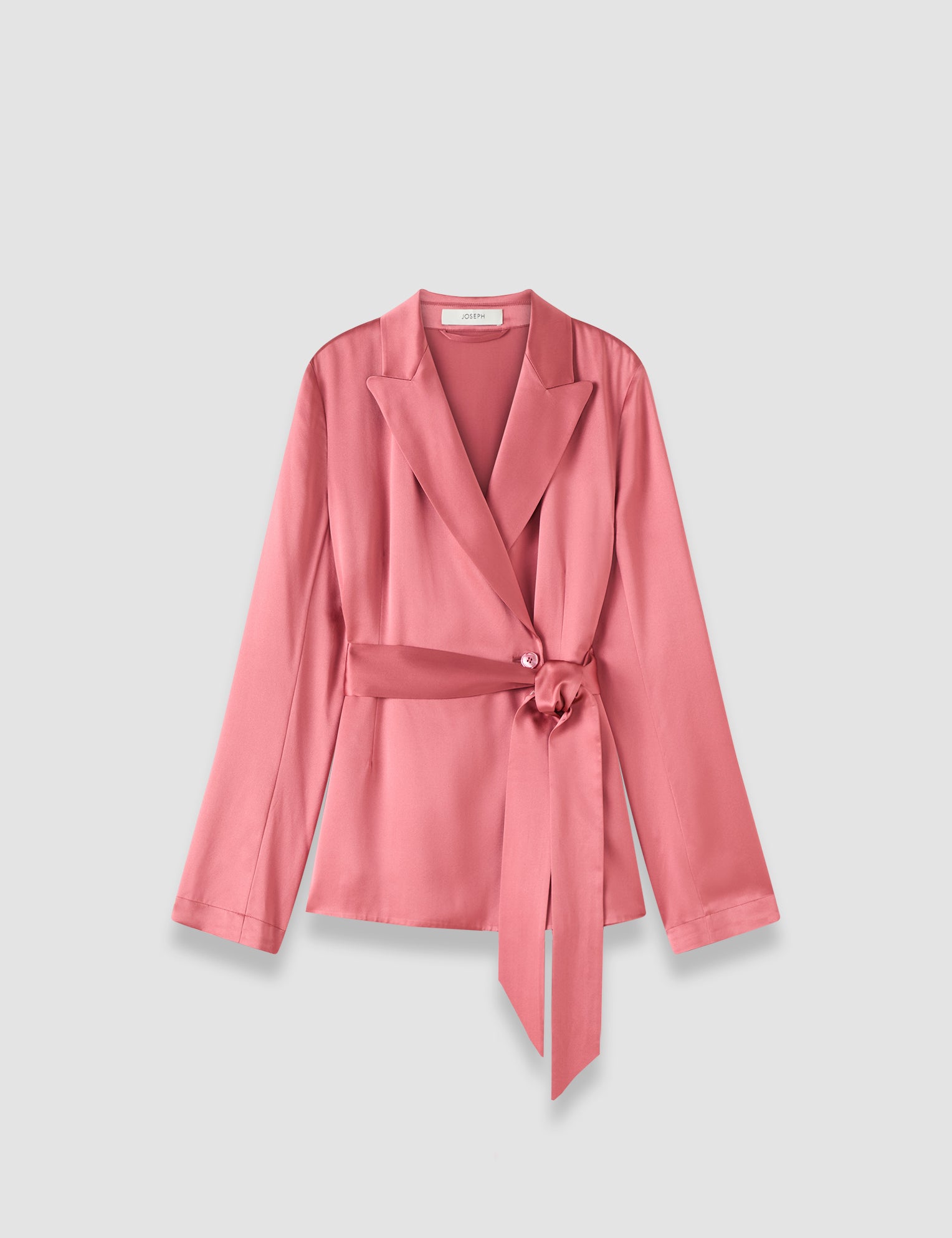 Pink Archer Silk Satin Jacket - Joseph