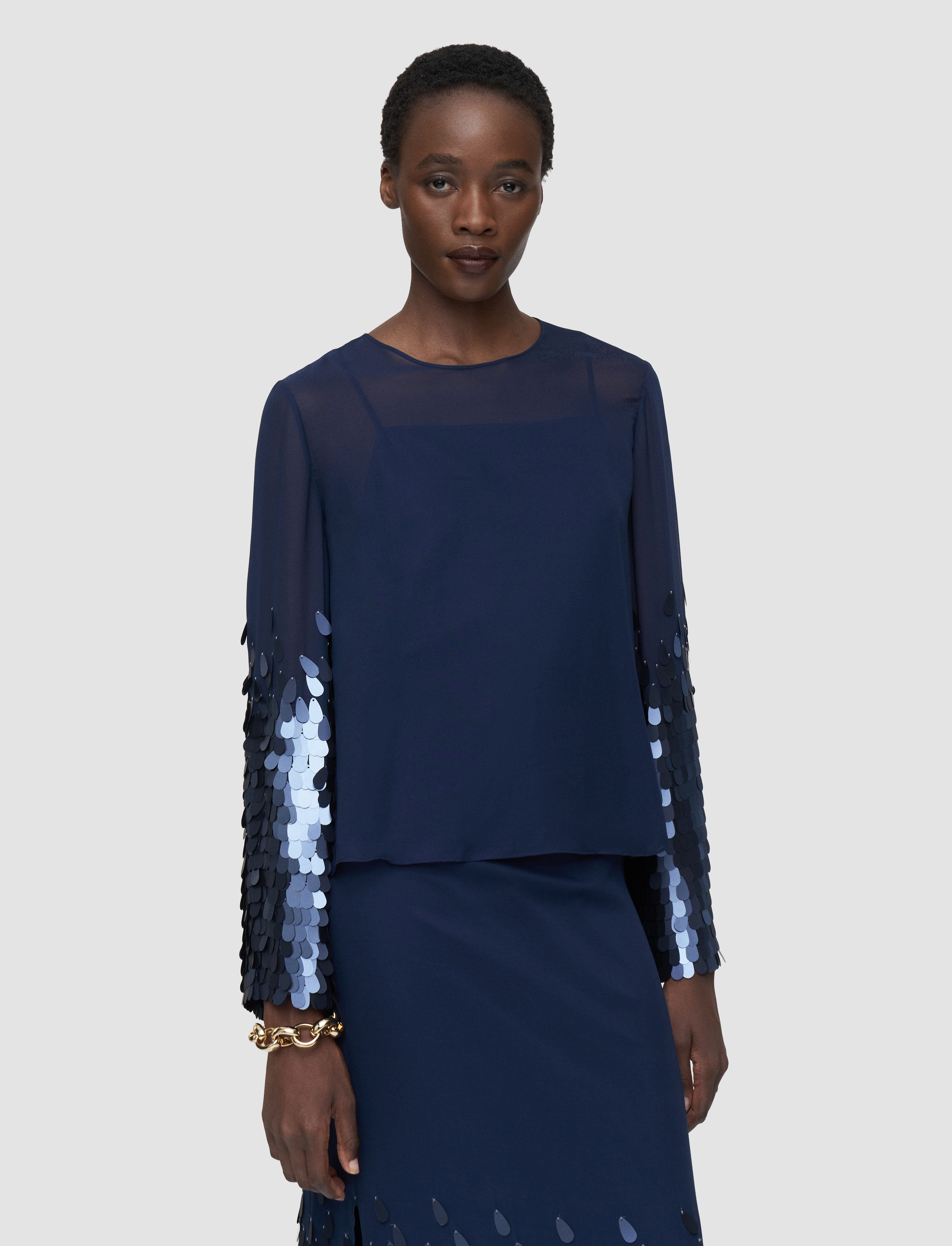 bleu-blouse-ariane-en-mousseline-a-sequins-JOSEPH