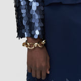 Blue Ariane Chiffon Sequins Blouse - Joseph