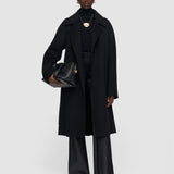 Black Arlina Double Face Cashmere Coat - Joseph
